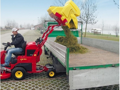 Binicili Kesme Ve Doğrudan Çim Toplama Makinası