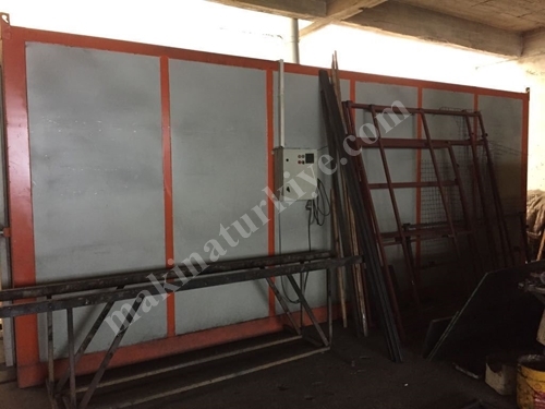 Natural Gas Lpg 6x120x2 M Powder Coating Oven And Cabin
