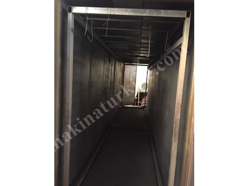 Natural Gas Lpg 6x120x2 M Powder Coating Oven And Cabin