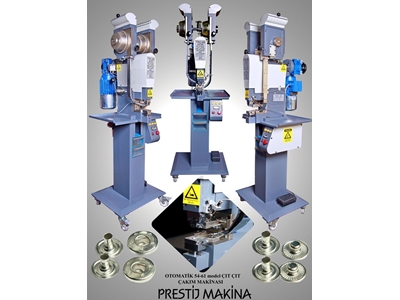 Çift Otomatik 54 Model Çıtçıt Ve Plastik Çıtçıt Çakma Makinası - 1