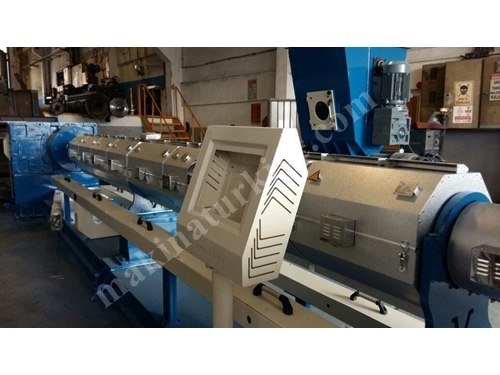 Granulat-Extruder-Maschine mit seitlicher Zufuhr und Kopfschneiden, 500-1000 kg/h 