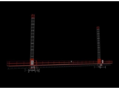 30 Metre Genişliğinde Çift Kolon Cephe Platformu  - 0