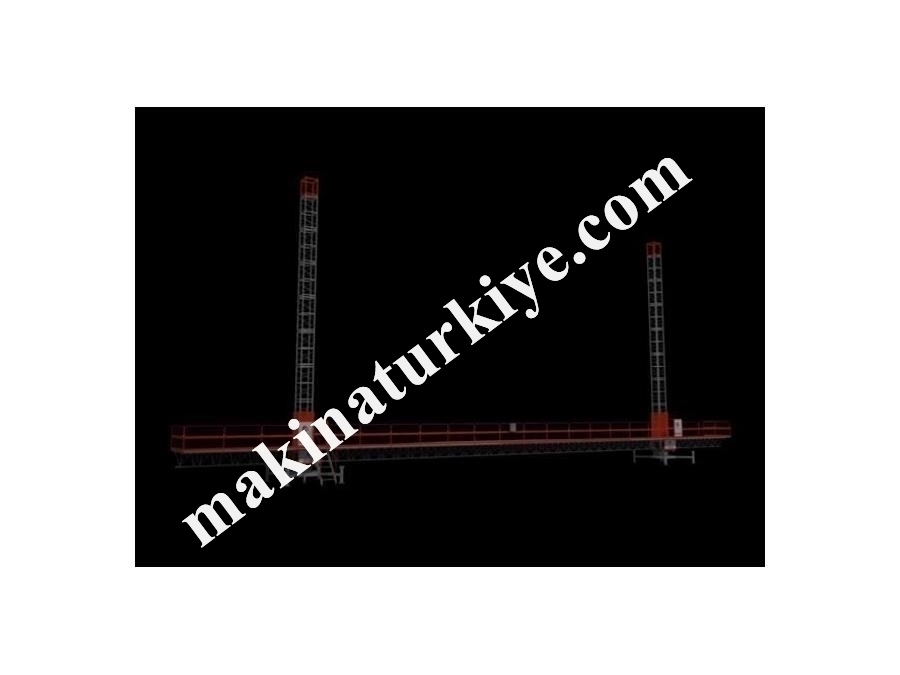 30 Metre Genişliğinde Çift Kolon Cephe Platformu 