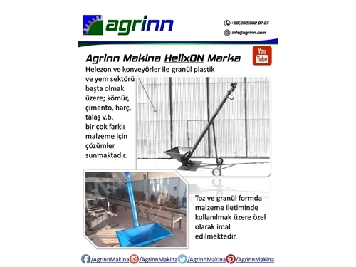 HELIXON Plastik Granül Yükleme Helezonu 