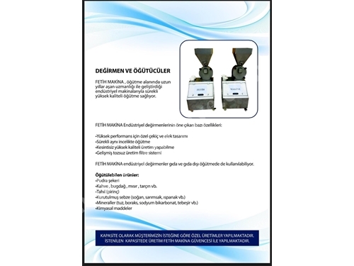 200-350 Kg/Hour Chemical Substance Grinder