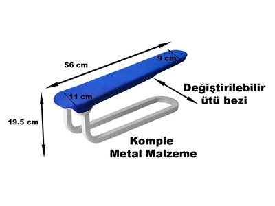 Metal Kol Ve Omuz Ütüleme Aparatı Ütü Kol Yastığı - 4