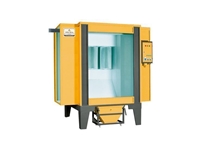 Conveyor Pass-through Powder Coating Booth with Electrostatic Filter - 0