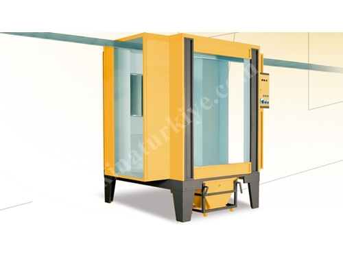 Conveyor Pass-through Powder Coating Booth with Electrostatic Filter
