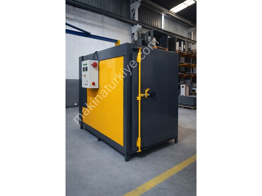 Four à poudre électrostatique de type boîte de 1,5 m de long