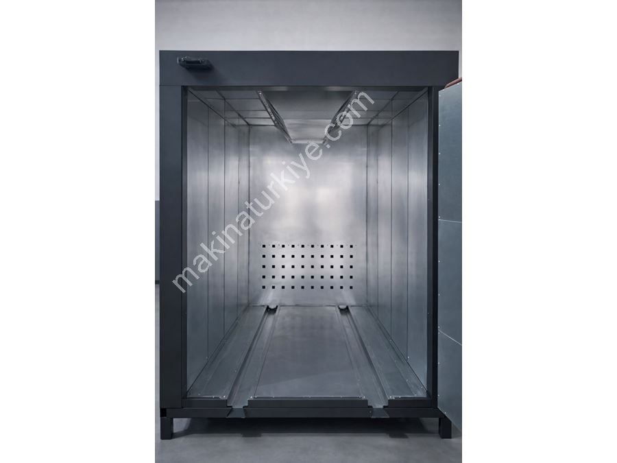 Four à poudre électrostatique de type boîte de 1,5 m de long