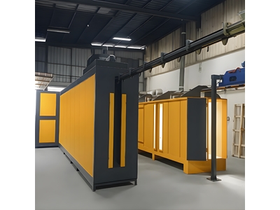 Four à peinture en poudre de type tunnel avec convoyeur - 0