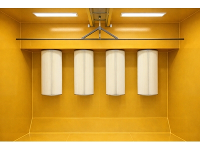 Filtreli Elektrostatik Toz Boyama Kabini - 1