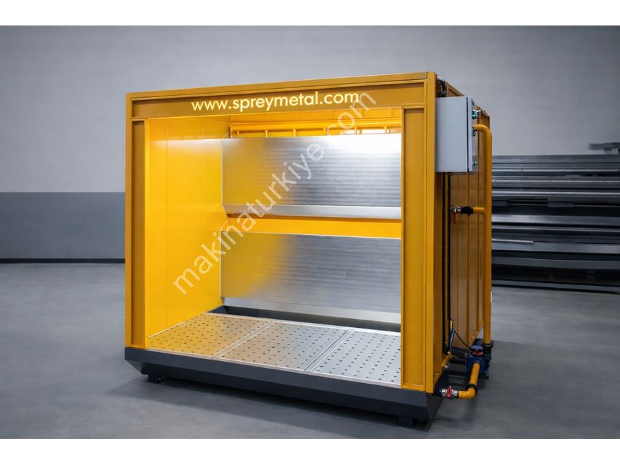 SM YBK Su Perdeli Elektrostatik Yaş Boya Kabini