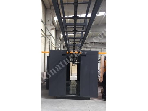 Top Feed Powder Coating Curing Oven