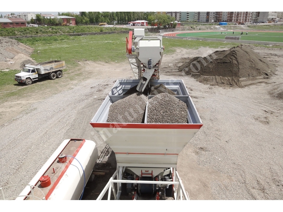 80 м3 / Час Мобильный Бетонный Завод