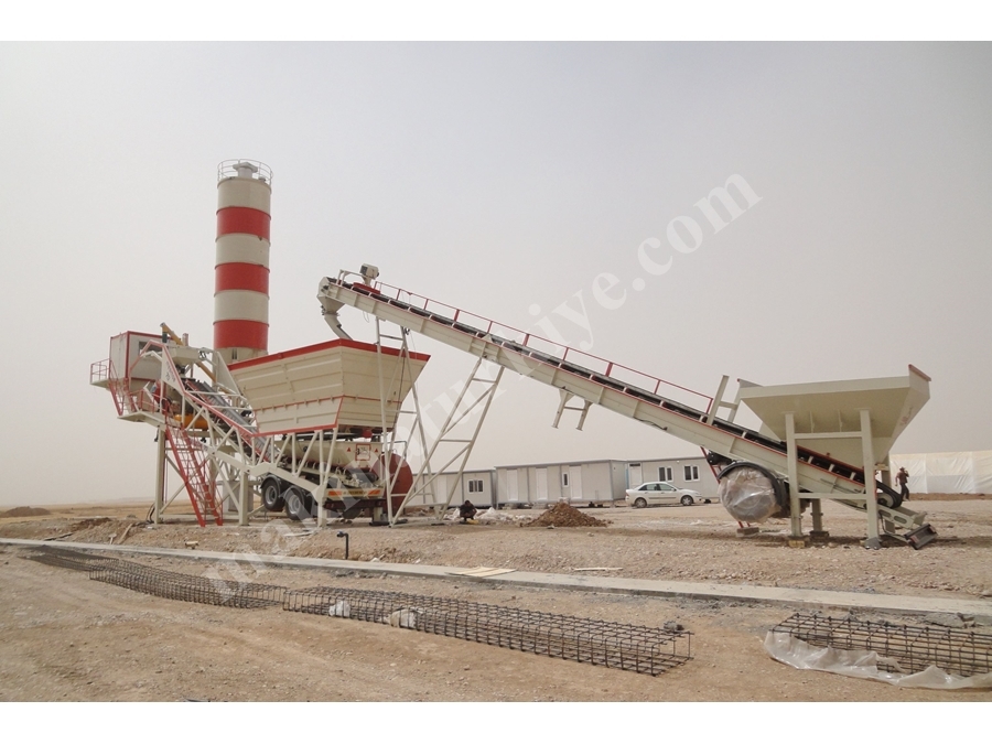80 м3 / Час Мобильный Бетонный Завод