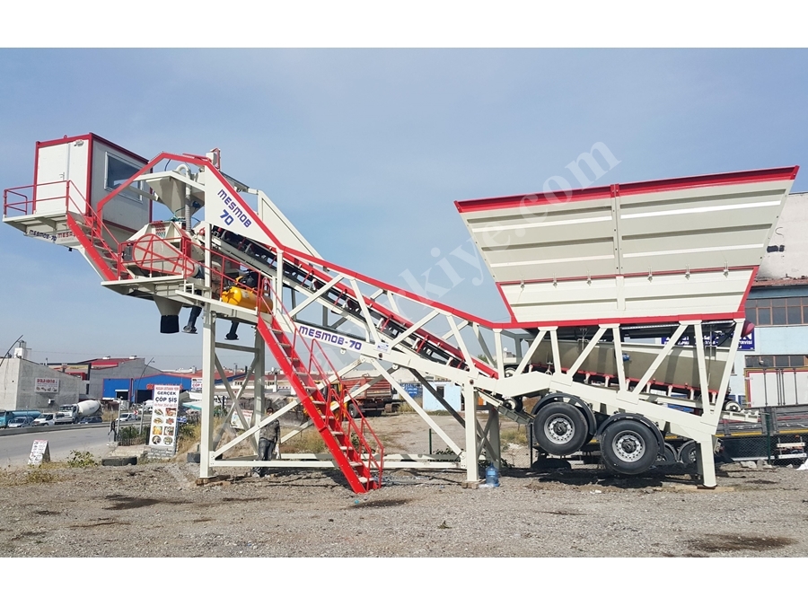 80 м3 / Час Мобильный Бетонный Завод