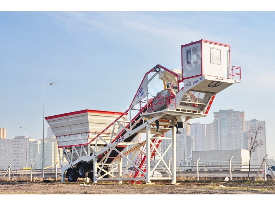 80 м3 / Час Мобильный Бетонный Завод