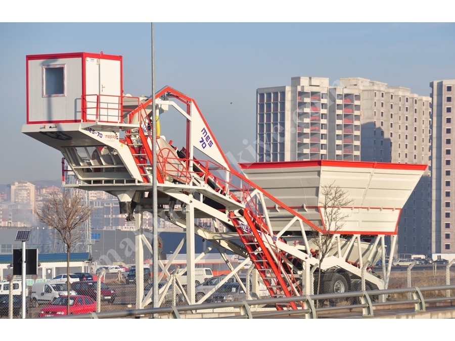 80 м3 / Час Мобильный Бетонный Завод