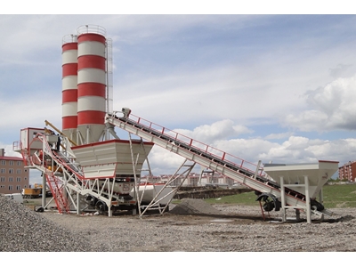 80 м3 / Час Мобильный Бетонный Завод - 15