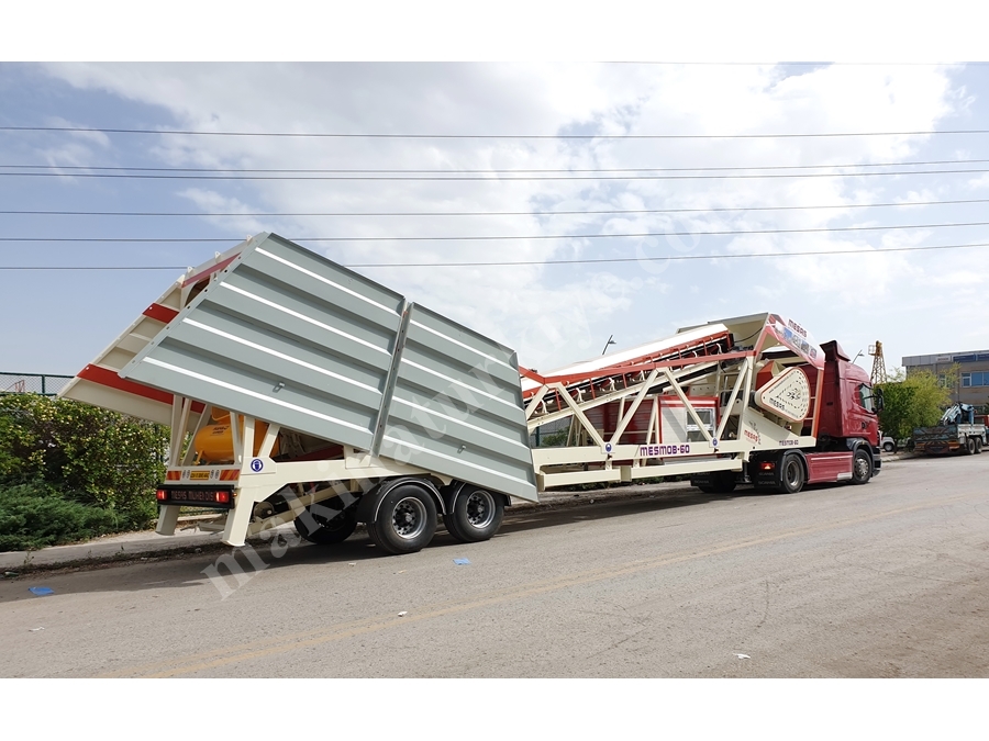 80 м3 / Час Мобильный Бетонный Завод