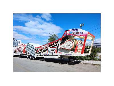 80 м3 / Час Мобильный Бетонный Завод - 0