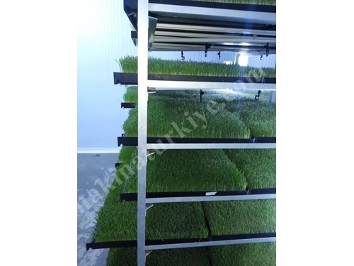 Produktionsanlage für frisches grünes Futter (365 Tage frisches grünes Futter) S-400: 1000-1200 kg/Tag