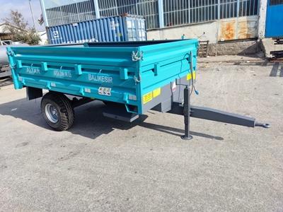 2.5 Ton Dubleks Lastikli Damperli Römork - 0