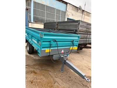 2.5 Ton Dubleks Lastikli Damperli Römork - 2