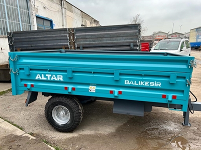 2.5 Ton Dubleks Lastikli Damperli Römork - 3