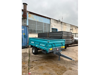 2.5 Ton Dubleks Lastikli Damperli Römork - 4