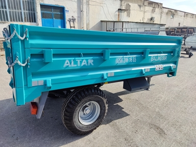 2.5 Ton Dubleks Lastikli Damperli Römork - 16