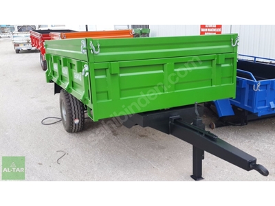 2.5 Ton Dubleks Lastikli Damperli Römork - 10