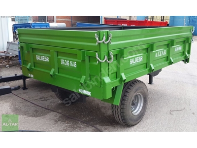 2.5 Ton Dubleks Lastikli Damperli Römork - 15