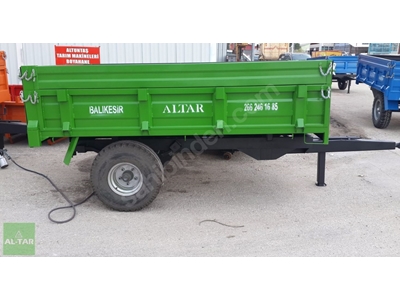 2.5 Ton Dubleks Lastikli Damperli Römork - 7