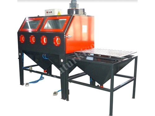 2000 mm Two-Person Manual Sandblasting Machine