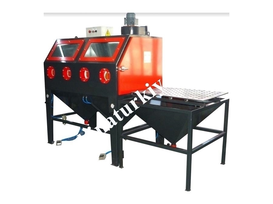 2000 mm İki Kişilik Manuel Kumlama Makinası