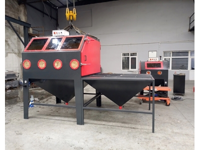 2000 mm İki Kişilik Manuel Kumlama Makinası - 2