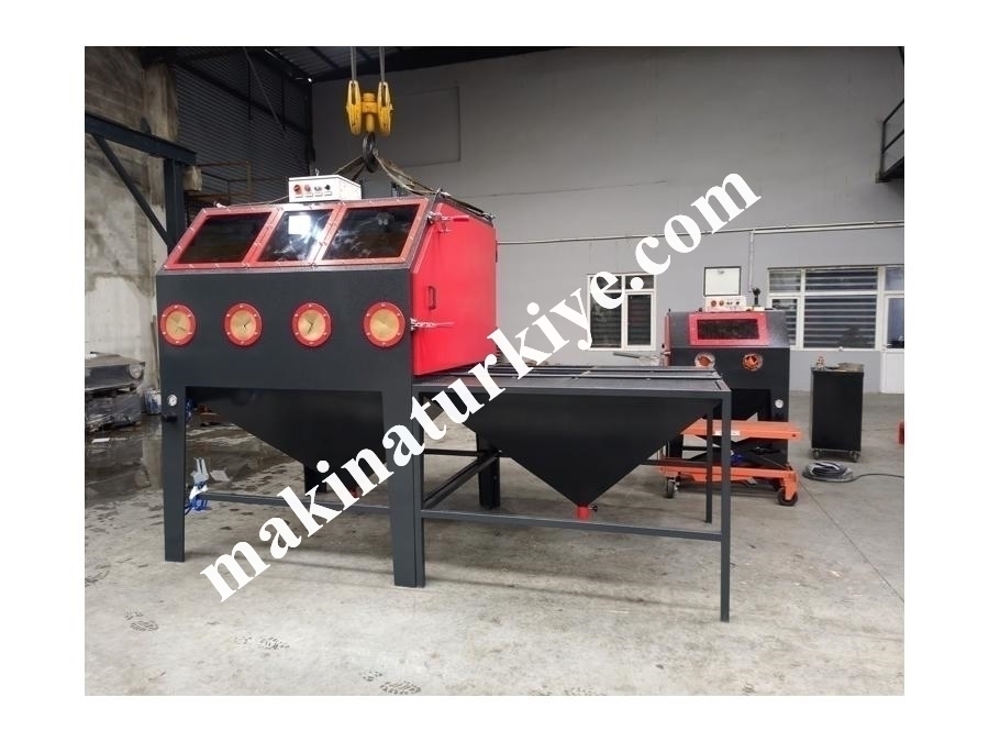 2000 mm İki Kişilik Manuel Kumlama Makinası