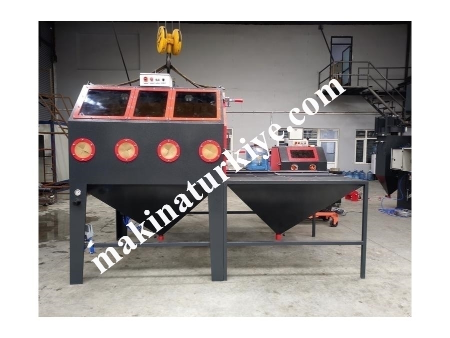 2000 mm İki Kişilik Manuel Kumlama Makinası