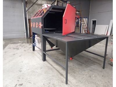 2000 mm İki Kişilik Manuel Kumlama Makinası - 5