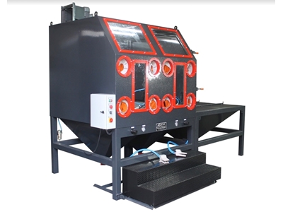 2000 mm İki Kişilik Manuel Kumlama Makinası - 6