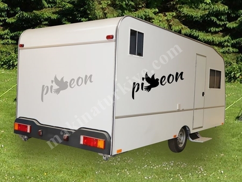 Four-Person Pull Caravan - White Pigeon