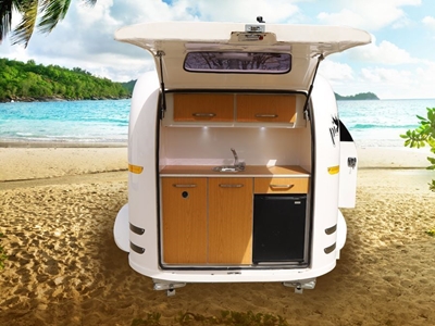 İki Kişilik Pigeon Karavan - White Pigeon  - 3