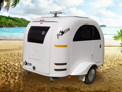İki Kişilik Pigeon Karavan - White Pigeon  - 1