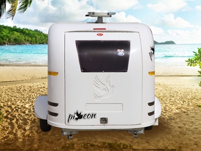 İki Kişilik Pigeon Karavan - White Pigeon  - 2