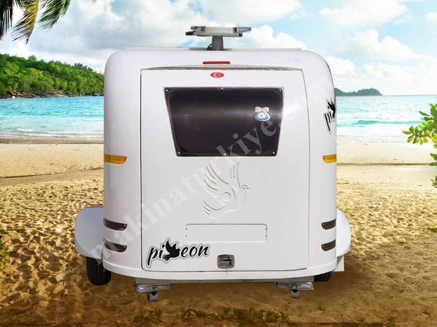 İki Kişilik Pigeon Karavan - White Pigeon 