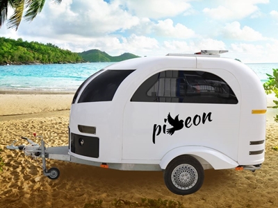 İki Kişilik Pigeon Karavan - White Pigeon  - 5