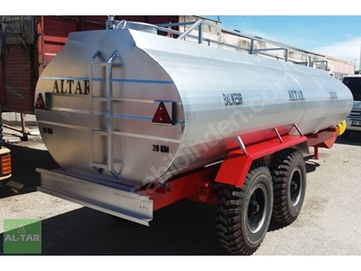 8 Ton Tandem Dingilli Galvaniz Su Tankeri - 10