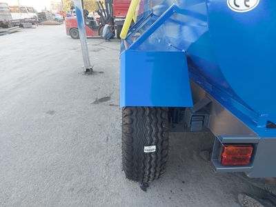 8 Ton Tandem Dingilli Galvaniz Su Tankeri - 2